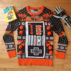 🎮 Nintendo Slim fit Small Ugly Christmas Sweater